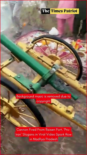 Cannon Fired From Raisen Fort, ‘Pro-Iran’ Slogans in Viral Video Spark Row in Madhya Pradesh