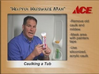 Caulking a Tub