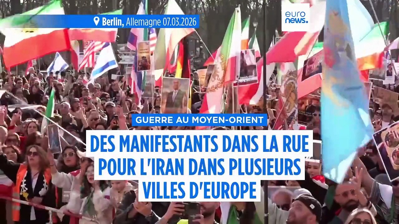 Des manifestations pro-monarchie et pro-démocratie dans toute l'Europe en soutien au peuple iranien
