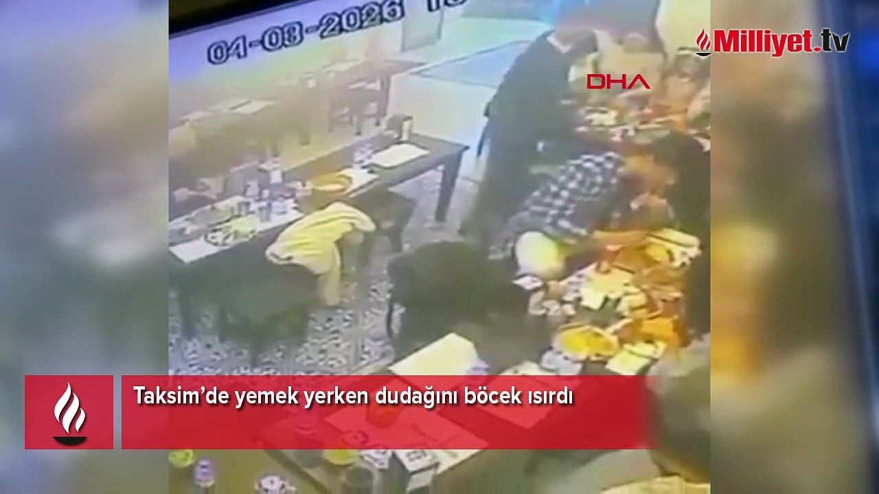 Ocakbaşında mide bulandıran olay! Yemekten çıkan böcek müşterinin dudağını ısırdı
