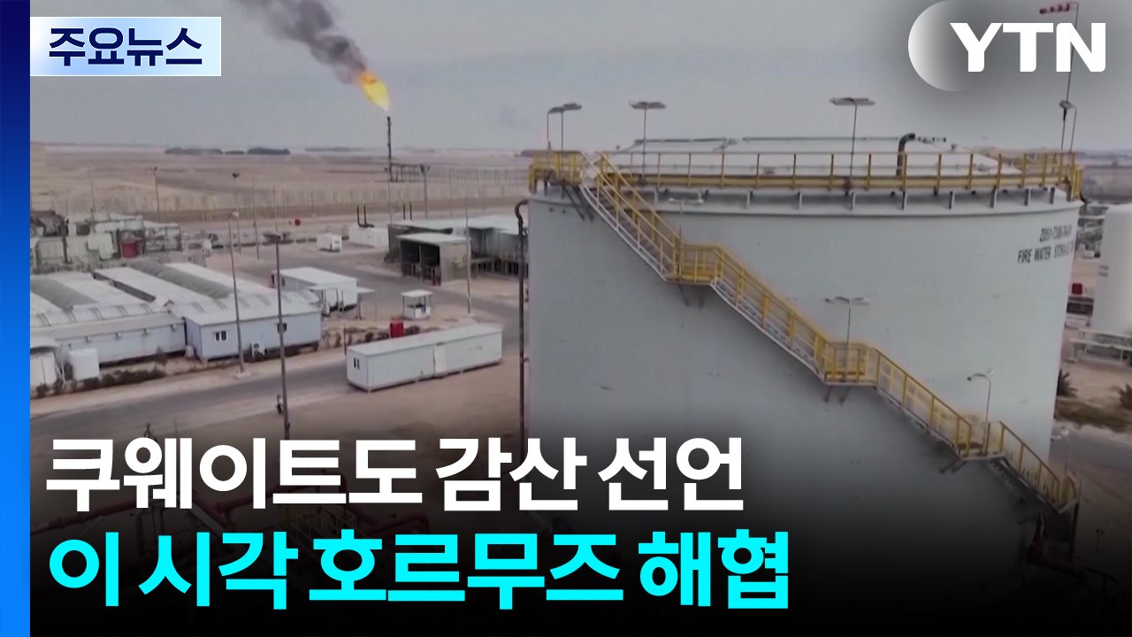 쿠웨이트도 감산 선언...이 시각 호르무즈 해협 / YTN
