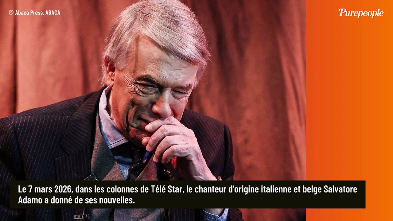 "Je touche du bois" : Salvatore Adamo revient sur son état plusieurs mois après sa prise en charge
