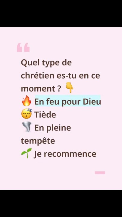 Peu importe ta réponse , Dieu te rencontreras exactement où tu es ..