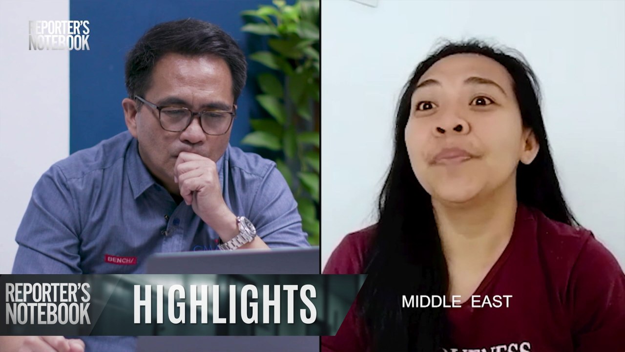 OFW sa Middle East, nakuhanan ang ilang beses na pagtama ng missile sa kanilang lugar | Reporter’s Notebook