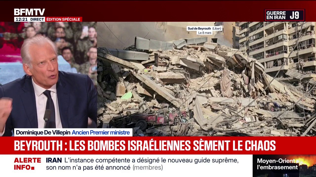 Moyen-Orient: Dominique de Villepin affirme que "ce que font Donald Trump et Benjamin Netanyahu doit avoir des conséquences sonnantes et trébuchantes"