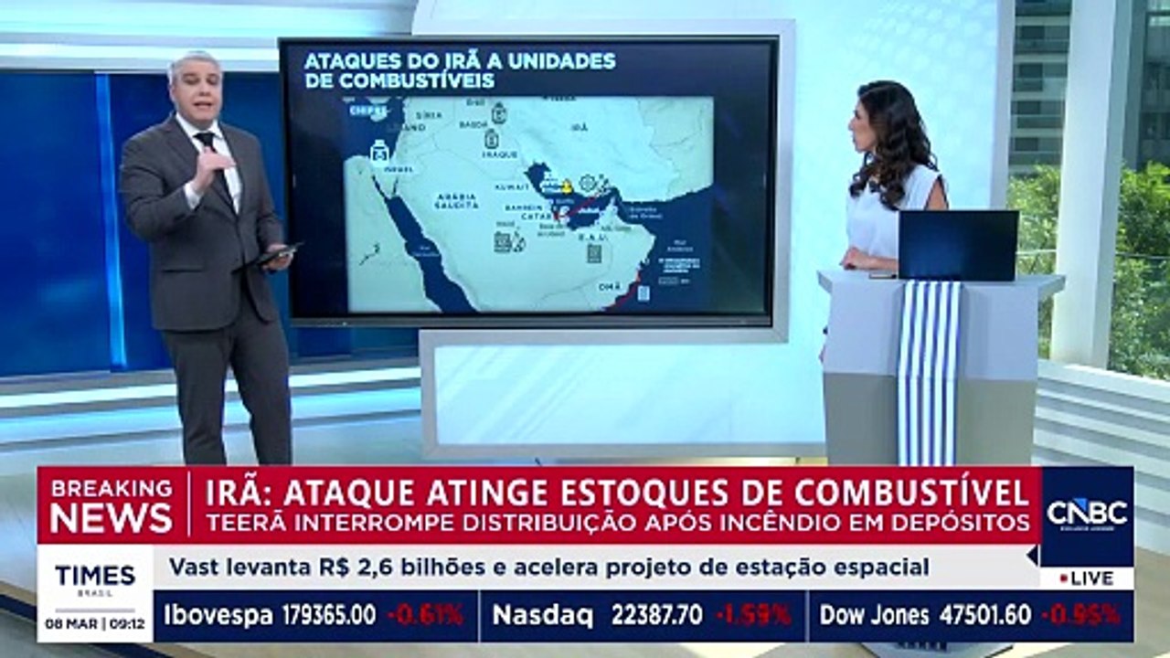 Conflito se expande para o Líbano e atinge unidades de gás e petróleo no Oriente Médio
