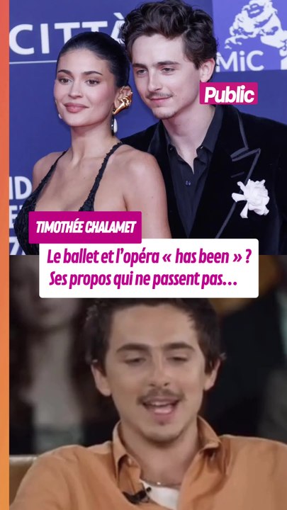 Timothée Chalamet se fait recadrer par l’Opéra de Paris après avoir dénigré le ballet et l’opéra