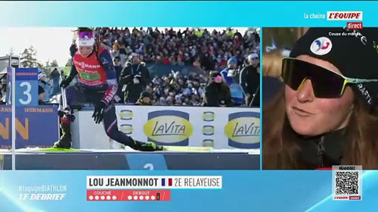 Lou Jeanmonnot : « J'aurais aimé avoir les jambes pour faire plus » - Biathlon - Coupe du monde (F)