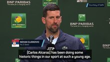 Remarkable Alcaraz 'surfing that wave' - Djokovic