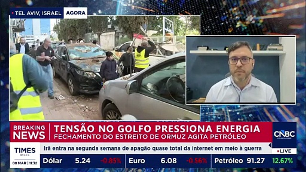 Hudson Mendonça analisa a disparada do petróleo Brent e o controle estratégico do Irã sobre o Estreito de Hormuz