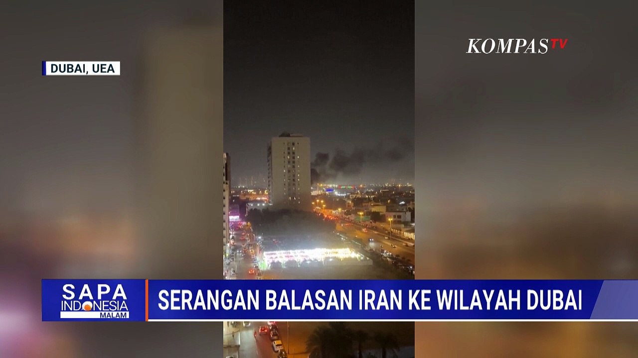 Iran Serang Gedung di Dubai hingga Serangan Drone ke Fasilitas Energi AS di Basrah Irak | SAPA MALAM