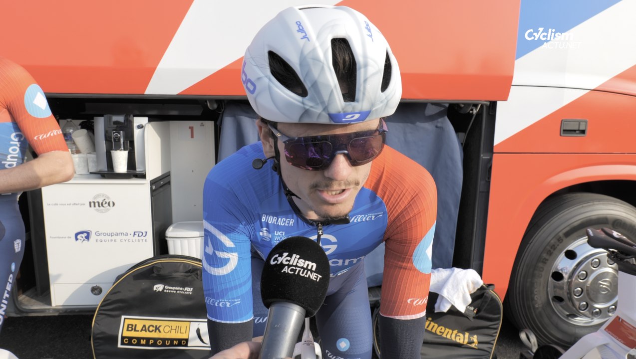 Paris Nice 2026 - David Gaudu : "Une première étape de Paris-Nice très nerveuse"