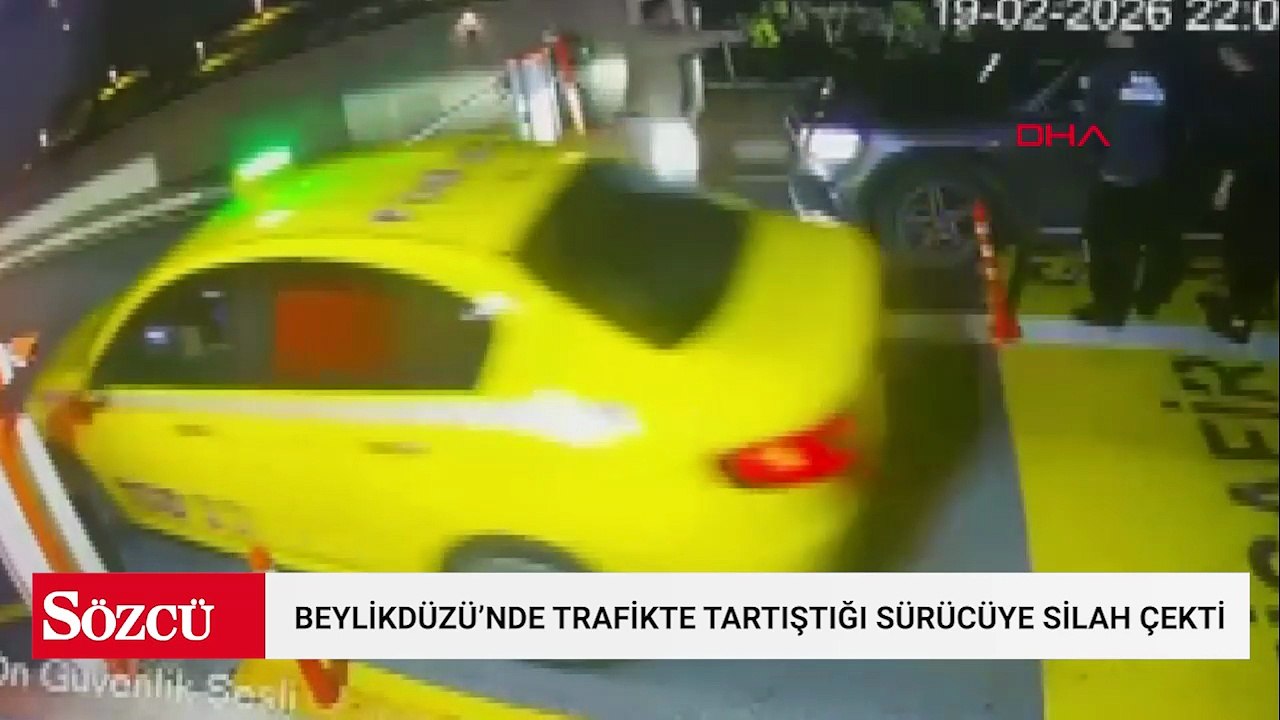 Beylikdüzü’nde trafikte tartıştığı sürücüye silah çekti
