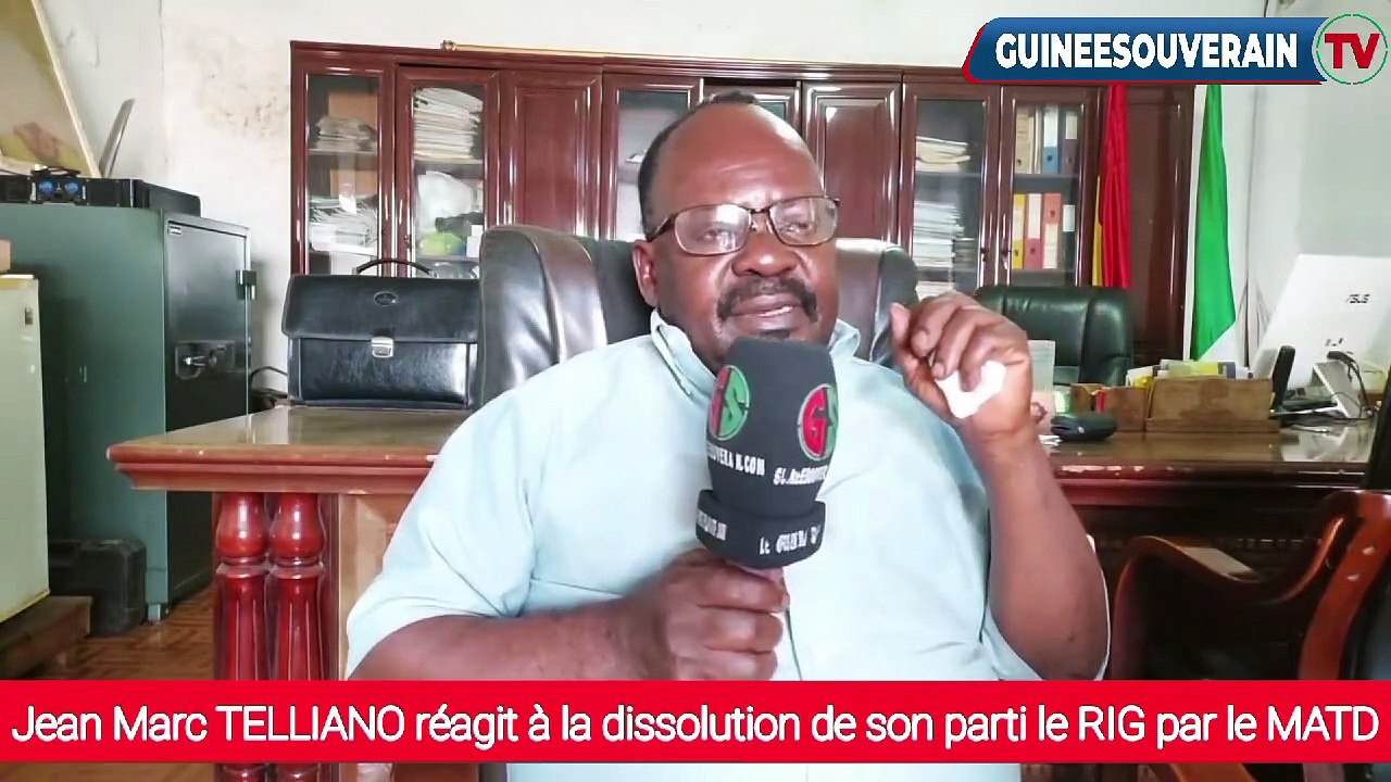 L’ancien ministre Jean Marc TELLIANO conteste vigoureusement la dissolution Dr son parti RDIG par le MATD