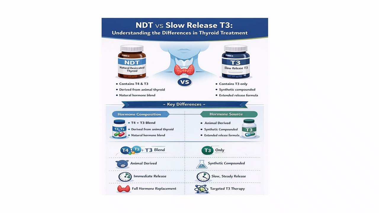 NDT vs Slow Release T3 Understanding the Differences in Thyroid Treatment