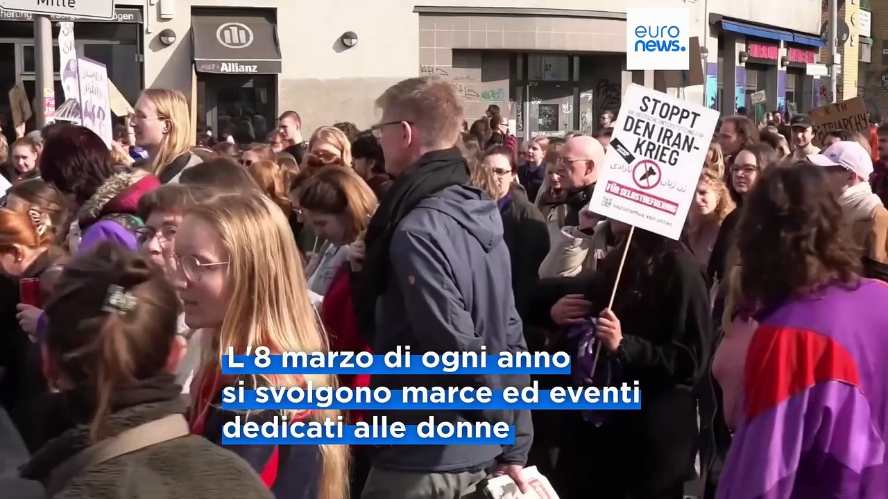 L'Europa celebra la Giornata internazionale della donna in un contesto di crescente conflitto globale