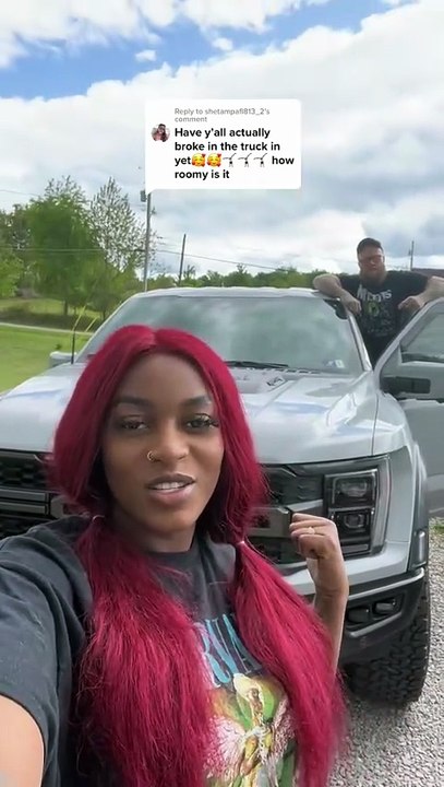 Replying to @shetampafl813_2 The 2023 Ford Raptor cabin enjoys the same design as the regular F-150 SuperCrew and has a lot of interior space. The front seats have power adjustability and the rear have a 60/40 flip-up split-bench with an elongated cushion