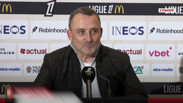 Franck Haise sur la banderole des ultras niçois à son égard : « Je n’y prête pas beaucoup d’importance » - Foot - Ligue 1