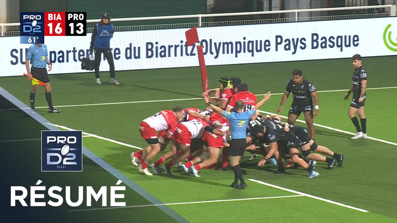 PRO D2 Saison 2025-2026 J23 - Résumé Biarritz Olympique PB - Provence Rugby