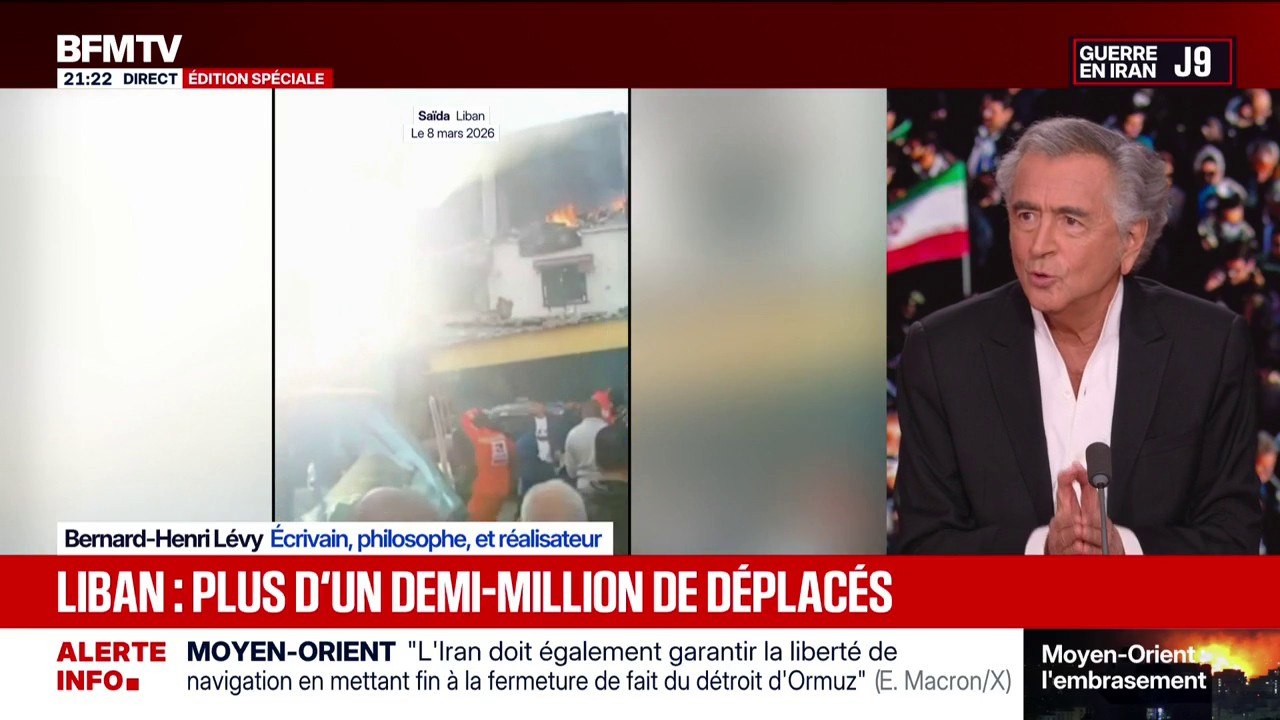 Frappes au Liban: "Le Hezbollah n'est pas une force libanaise", explique Bernard-Henri Lévy, écrivain