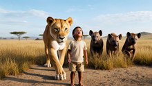 Lioness Defends Human Child 🔥 The Lioness That Guarded a Child