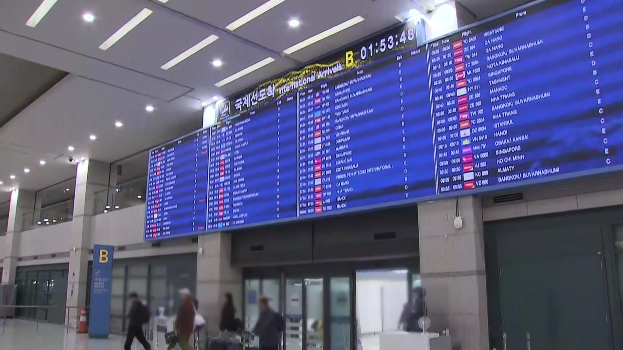 국민 203명 태운 아부다비발 첫 전세기 인천공항 도착 / YTN