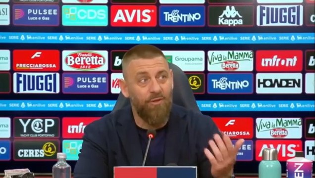 🎙️ De Rossi dopo Genoa-Roma 2-1 Conferenza stampa post partita