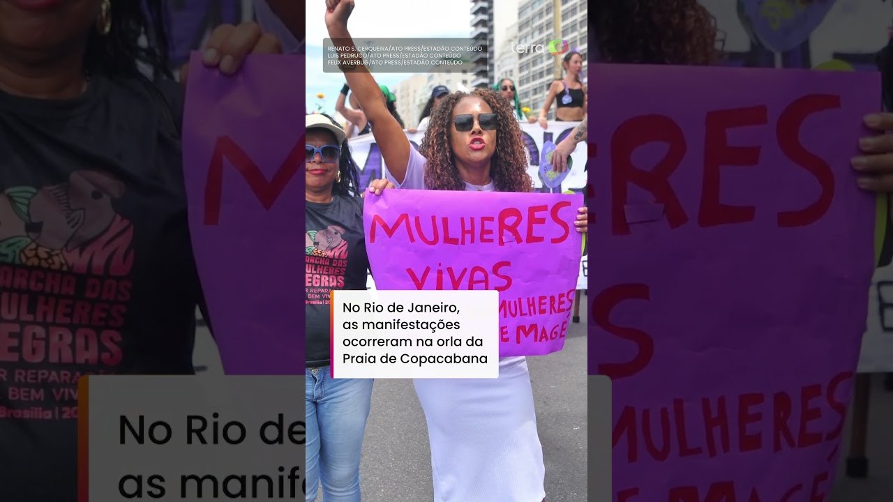 No Dia da Mulher, protestos reúnem milhares de pessoas nas capitais #shorts
