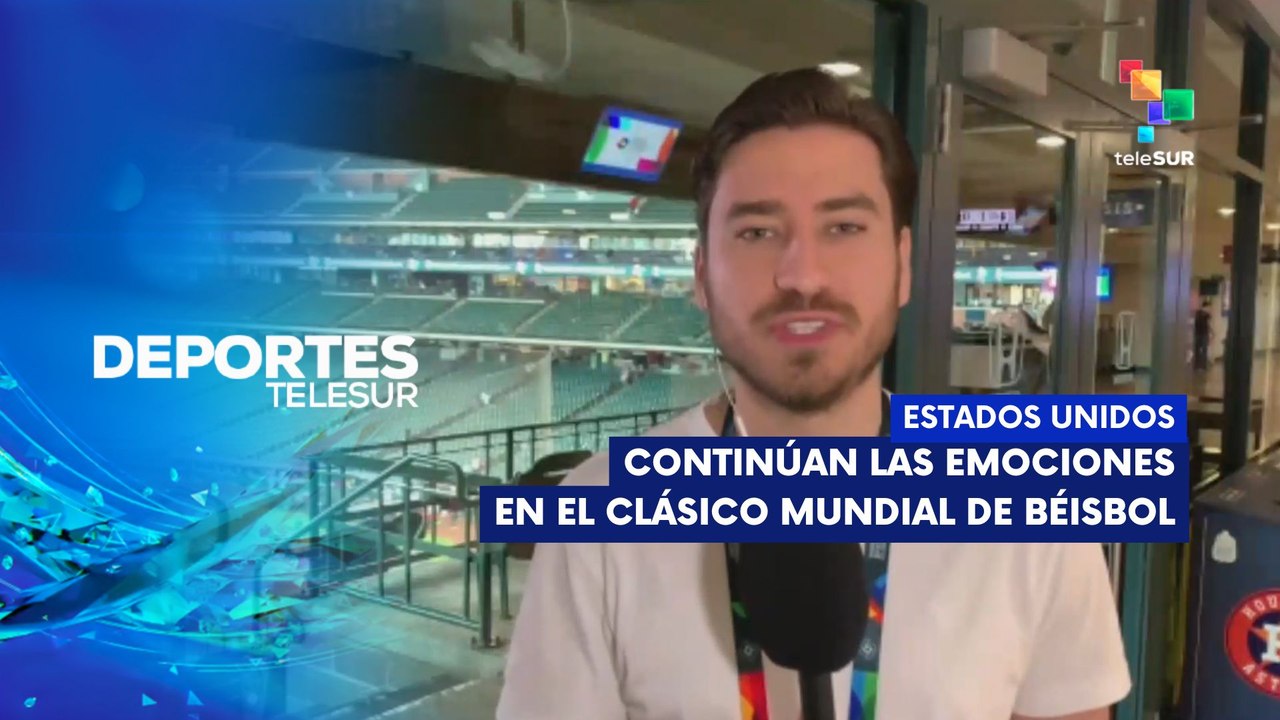DEPORTES TELESUR | EE. UU. | Continúa el Clásico Mundial de Béisbol en su 3ª jornada 07-03-2026