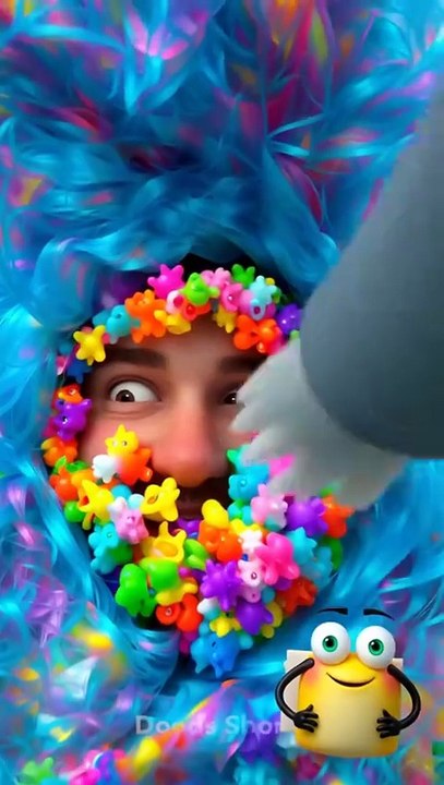 What’s hiding in the popcorn?! 🍿😱 #funny #snack