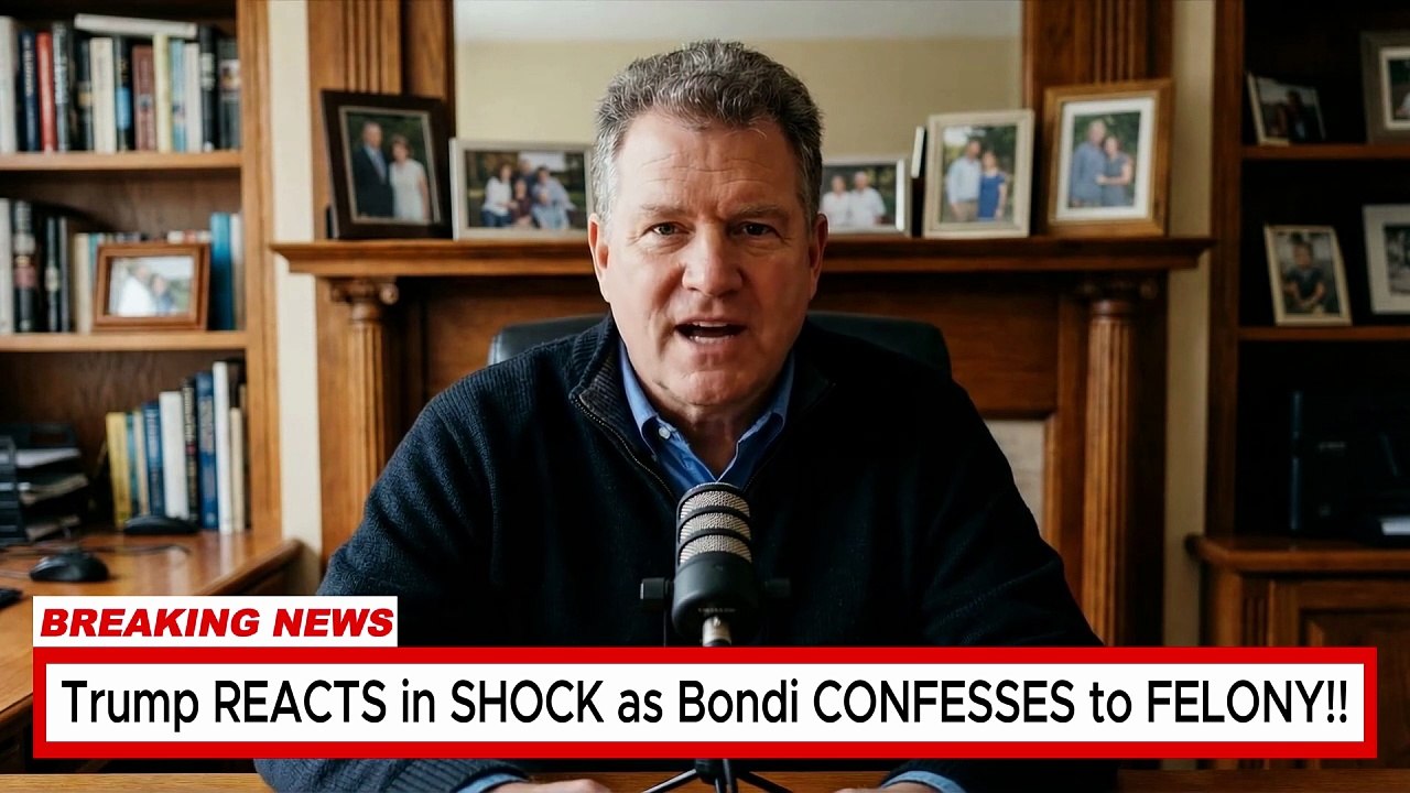 Trump REACTS in SHOCK as Bondi CONFESSES to FELONY