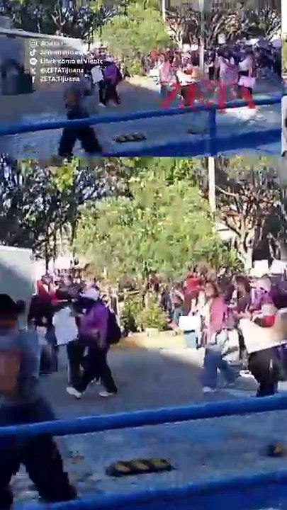Protesta 8M en Tijuana