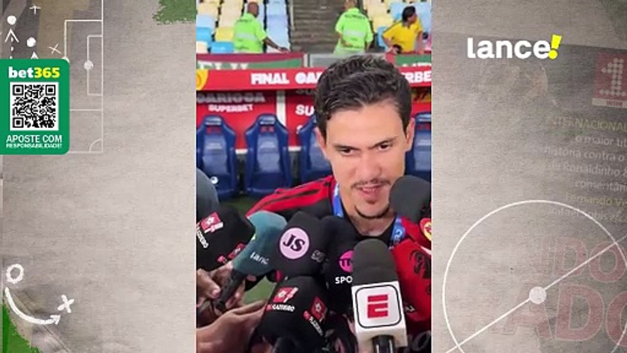 Pedro elogia Leonardo Jardim após título do Flamengo