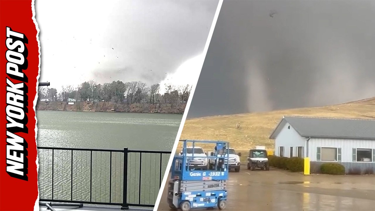 Michigan tornadoes caught on video leave trail of destruction