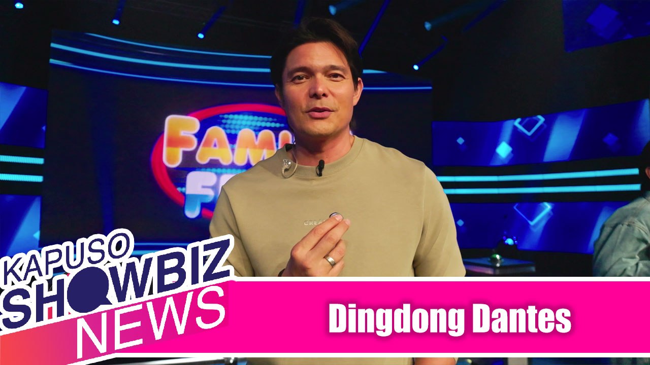 Kapuso Showbiz News: Dingdong Dantes, may mensahe sa 4th anniversary ng 'Family Feud'