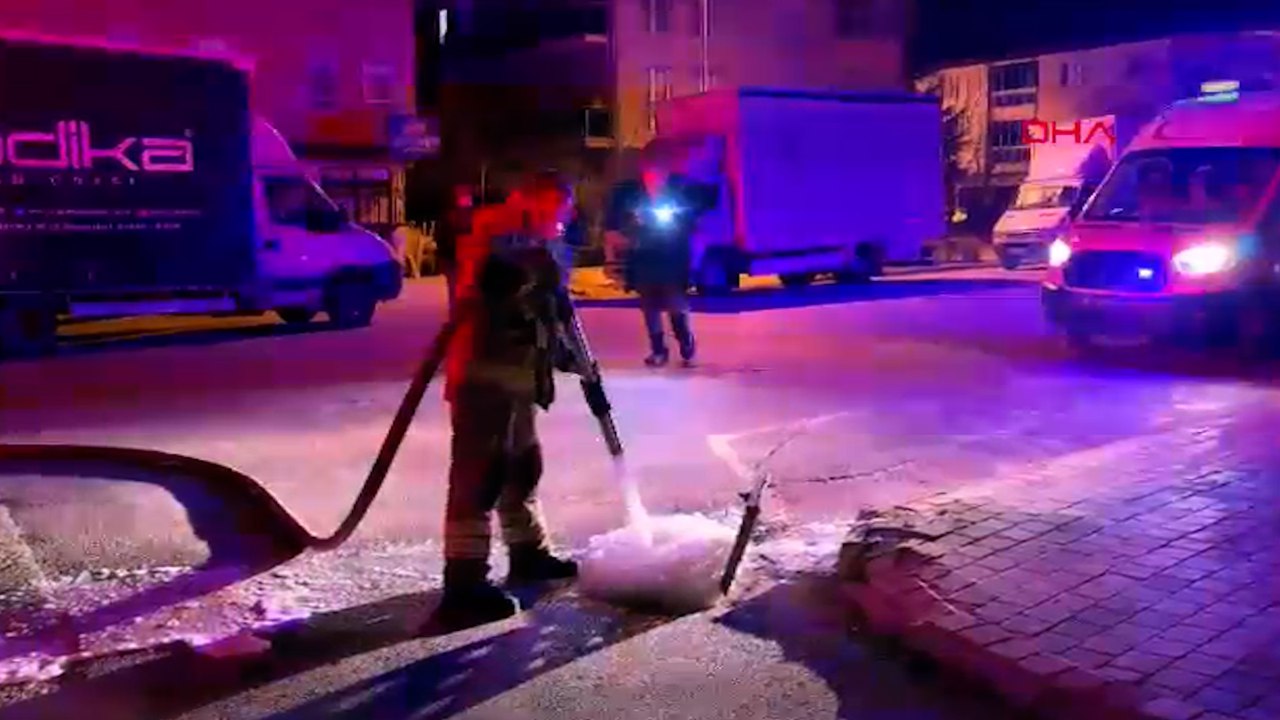 Bursa'da mahallede yayılan gaz kokusu paniğe neden oldu