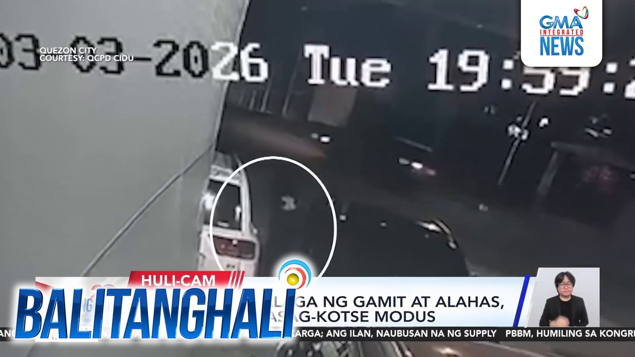 Mahigit P3-M halaga ng gamit at alahas, natangay sa basag-kotse modus | Balitanghali