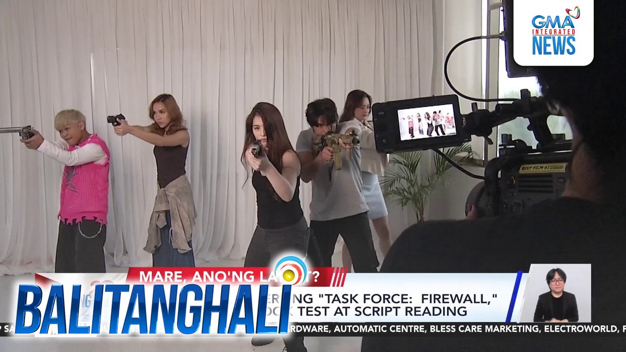 Ilang cast members ng "Task Force: Firewall," sumabak na sa look test at script reading | Balitanghali