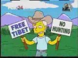 The Simpsons ' Free Tibet '　'チベット開放！'