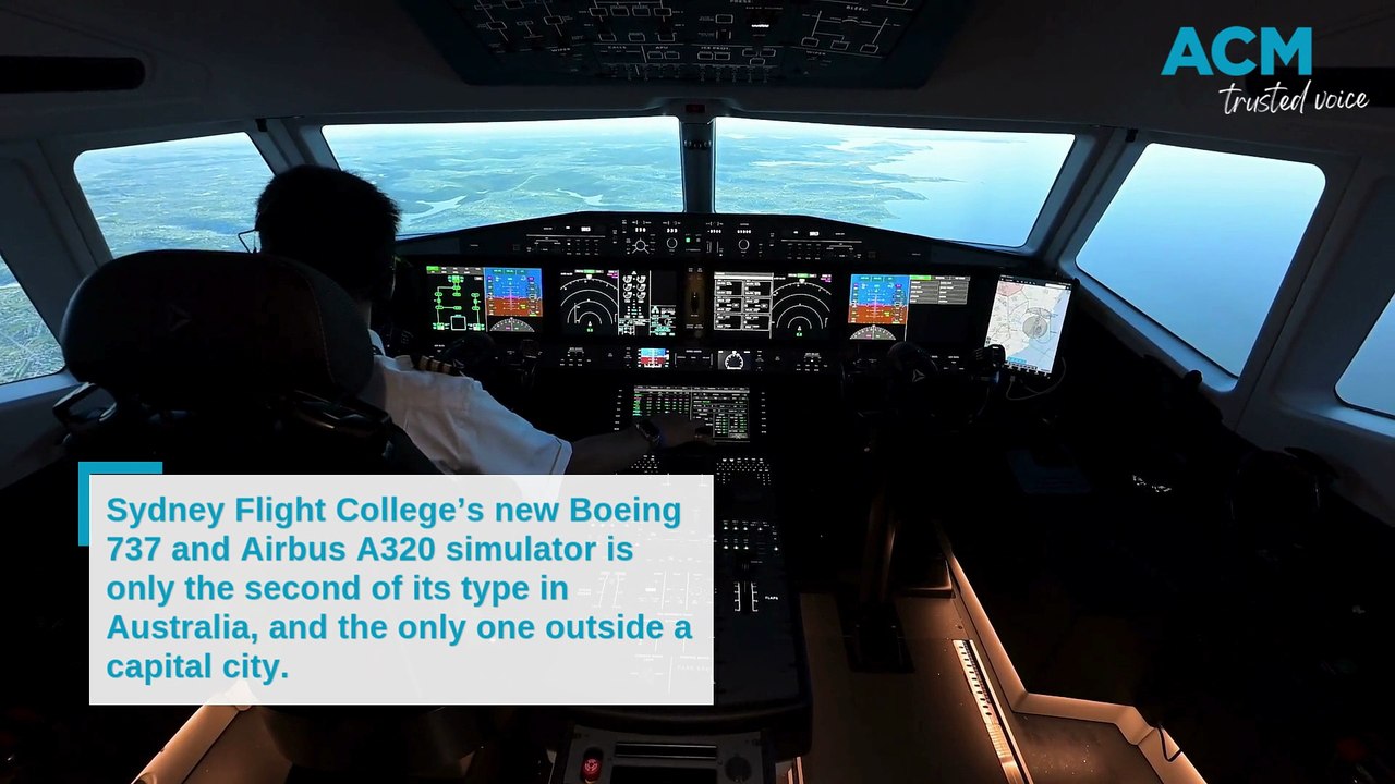 New flight simulator unveiled at Tamworth airport
