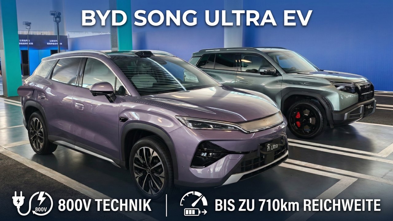 BYD Song Ultra EV: 270 kW Power und ultraschnelles Laden im Check