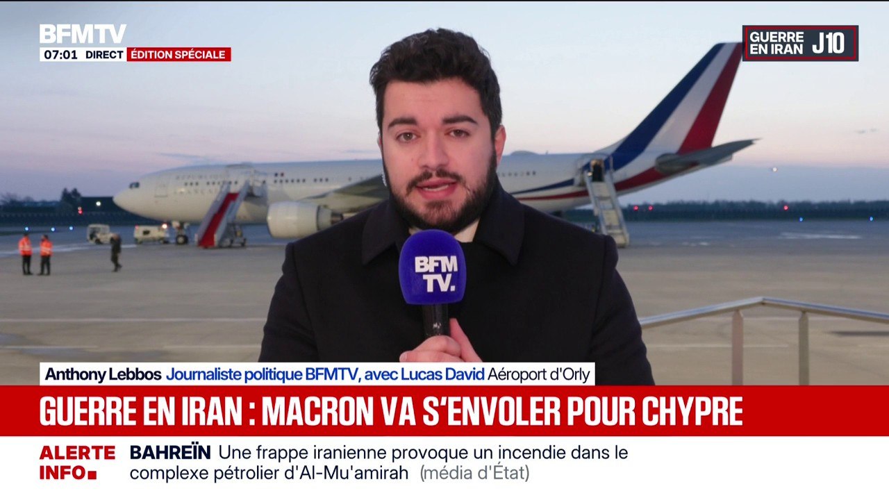 Guerre au Moyen-Orient: Emmanuel Macron s'envole pour Chypre