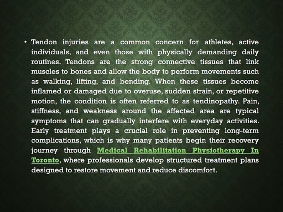 Restoring Mobility With Medical Rehabilitation Physiotherapy In Toronto