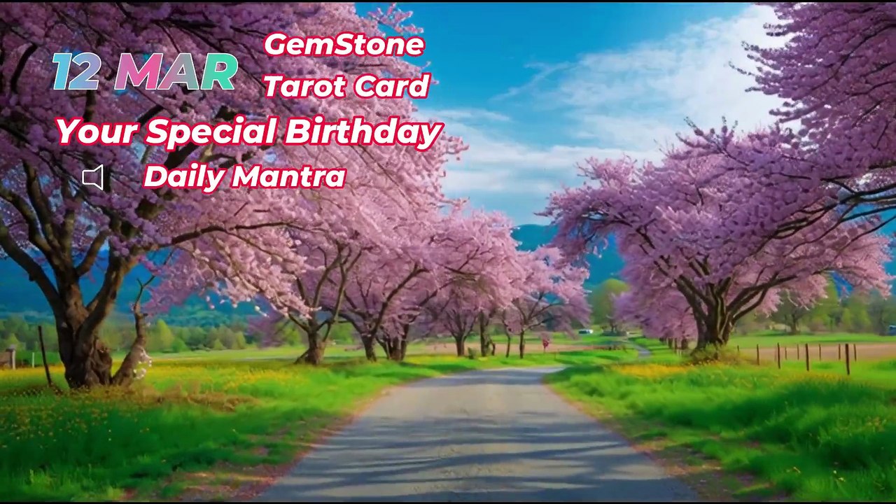 12 March Happy Birthday