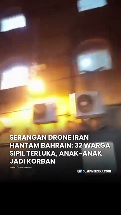 Serangan Drone Iran Hantam Bahrain: 32 Warga Sipil Terluka, Anak-Anak Jadi Korban