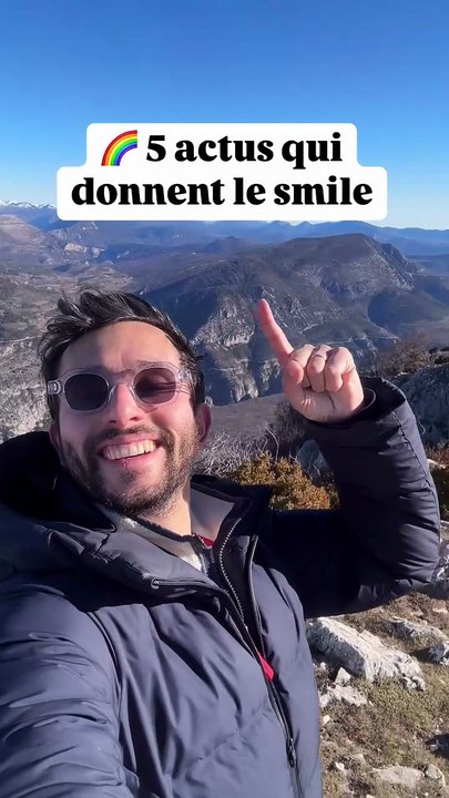 5 actus qui donnent le smile !