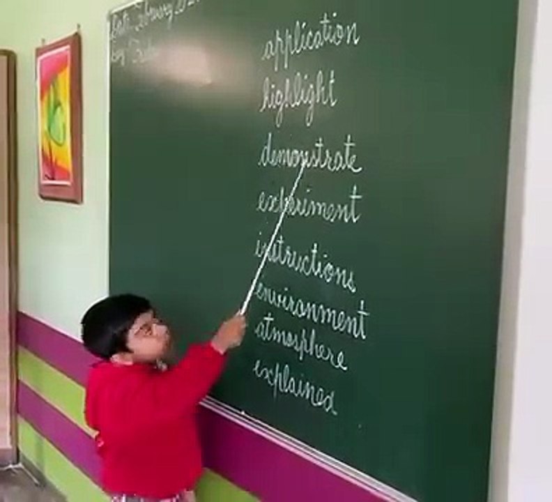 5-Year-Old Reading 7–8 Letter Words | Montessori Learning at BIPS Patiala