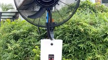 Mingletec BLDC industrial wall mount mist fan#mingletec #BLDC #industrial #wallmount #mistfan #watersprayfan #outdoor #factory #manufacturer #supplier #explainingproducts #purrfectionfound #fyp