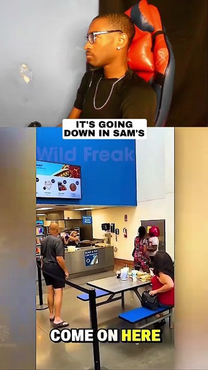 First time seeing a fight in Sam's🤣