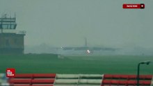 ABD'ye ait üç B-52 bombardıman uçağı, İngiltere'deki RAF Fairford üssüne iniş yaptı